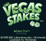 Vegas Stakes screenshot 3 for GameBoy